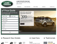 Tablet Screenshot of landroverencino.net